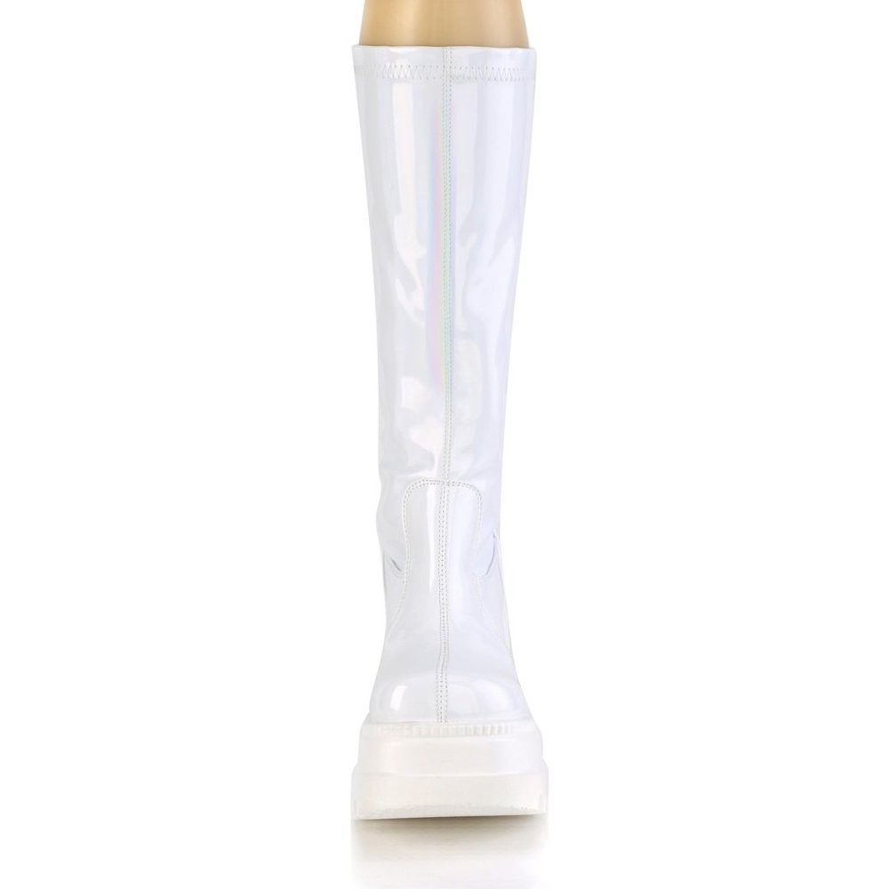 Gothic Platform Wedge Heel Knee High Boots - Picture 5 of 5